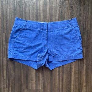 J Crew Blue Chino Shorts
